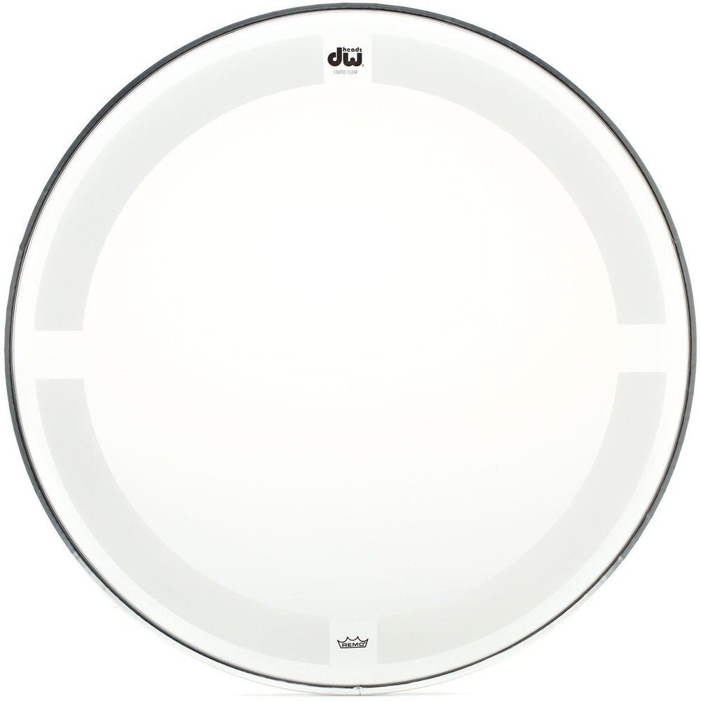 DW Coated Clear Drumhead - 12 inches + DW DRDHCC14 Value Bundle