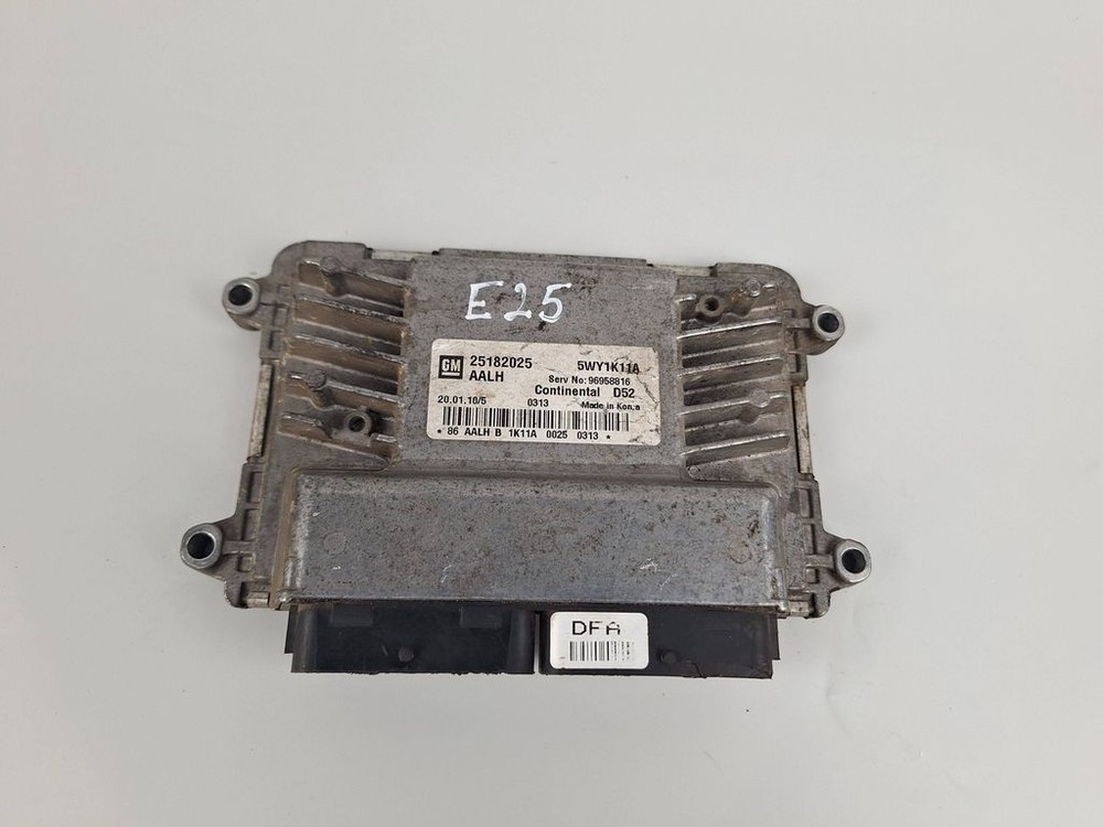 Chevrolet Spark 2011 Engine ECU/Module 25182025kw BVV431