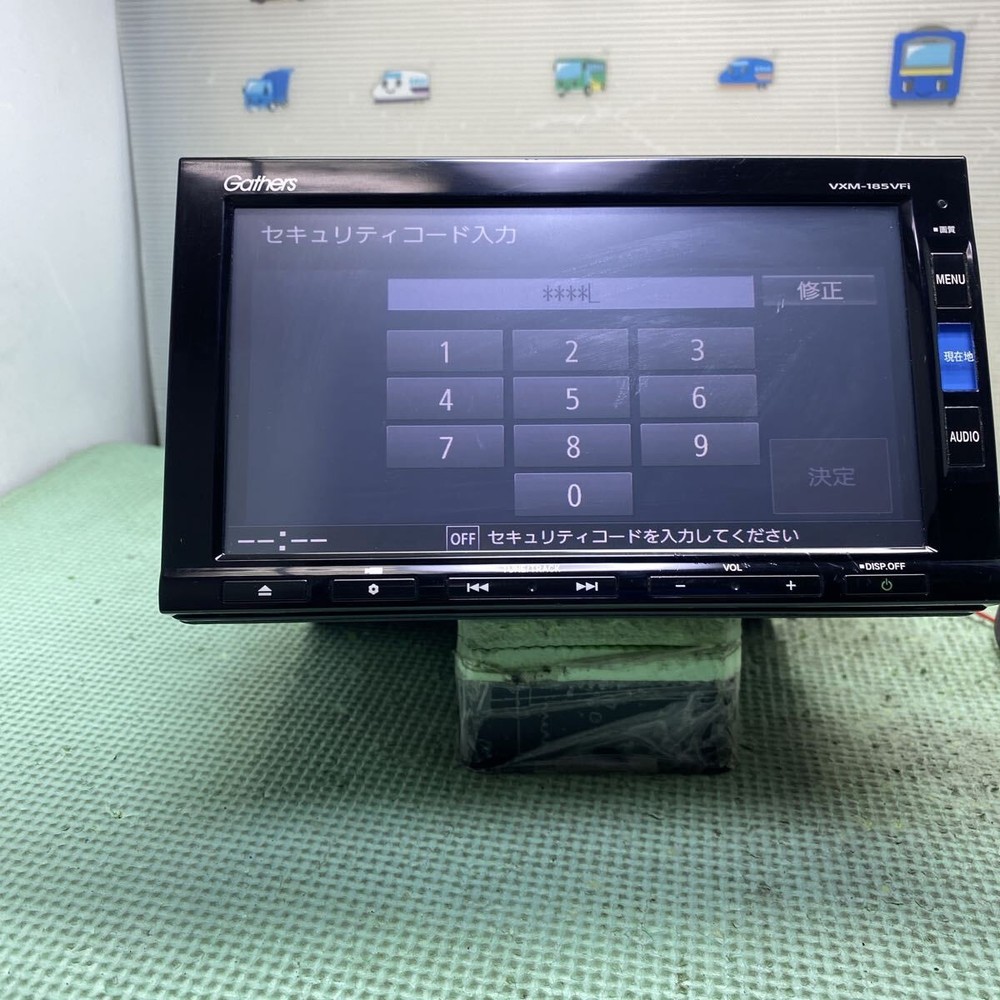 Honda Memory Nav VXM-185VFi Full Seg Bluetooth Security Lock Junk