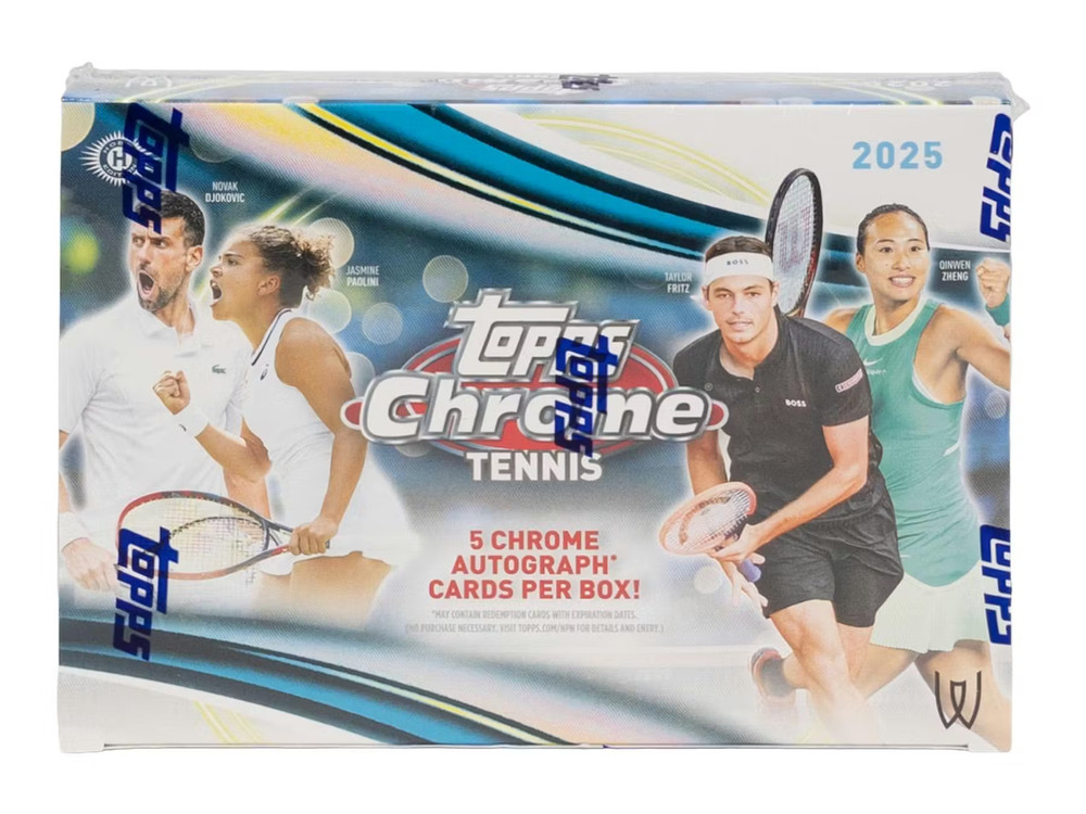 2025 Topps Chrome Tennis Breakers Delight !
