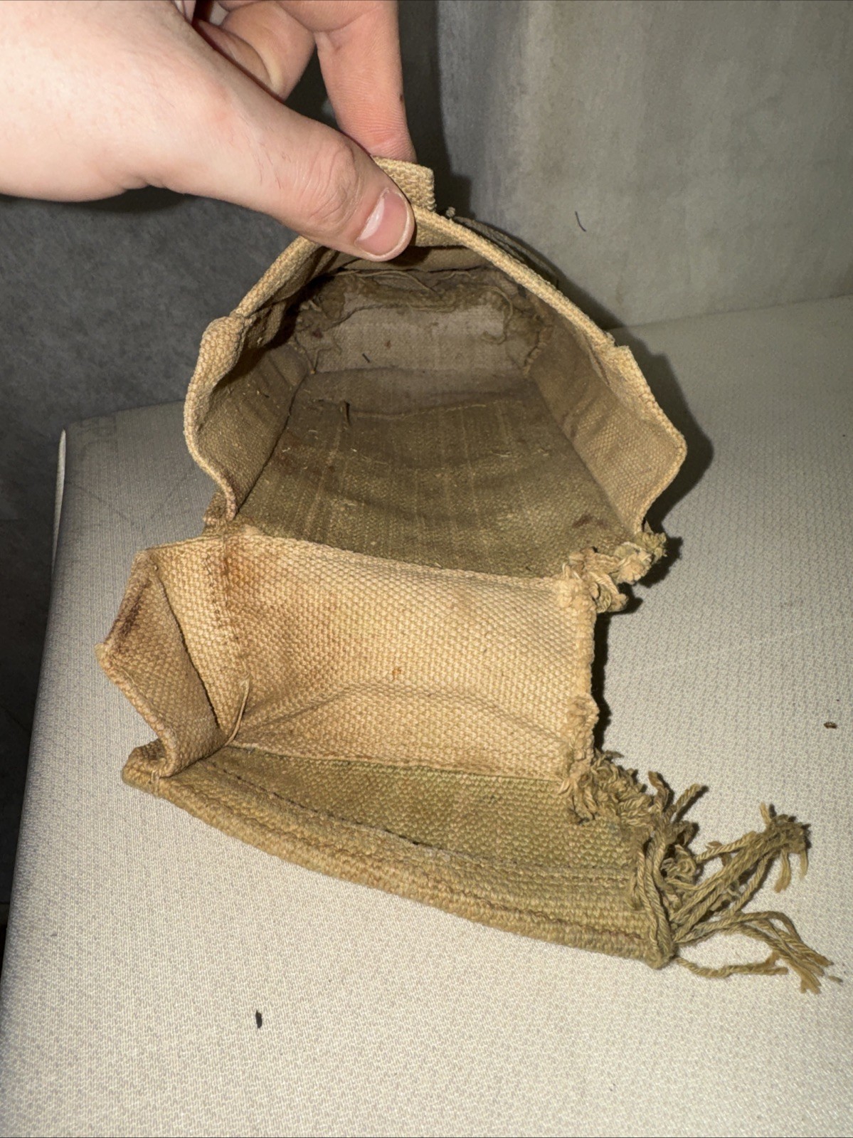 Original WW2 British Army 37 stamps Webbing MT Pouch ORIGINAL 1940’s