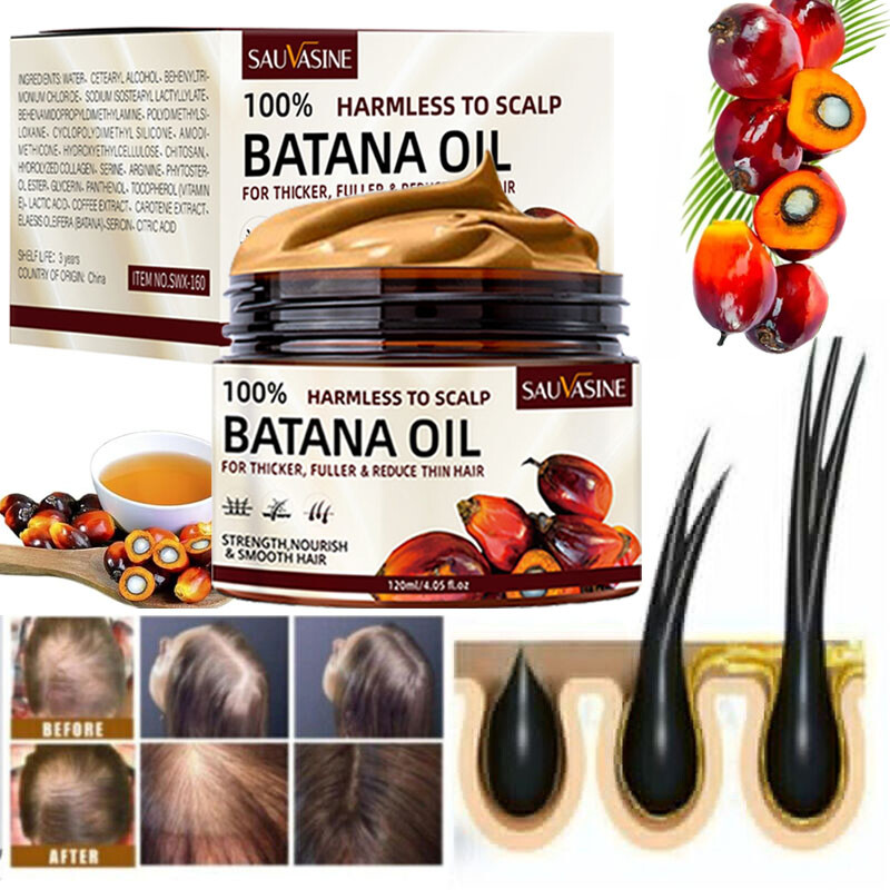 120ml Batana Oil Cream For Hair Growth Healthier Thicker Fuller Anti Hair Loss