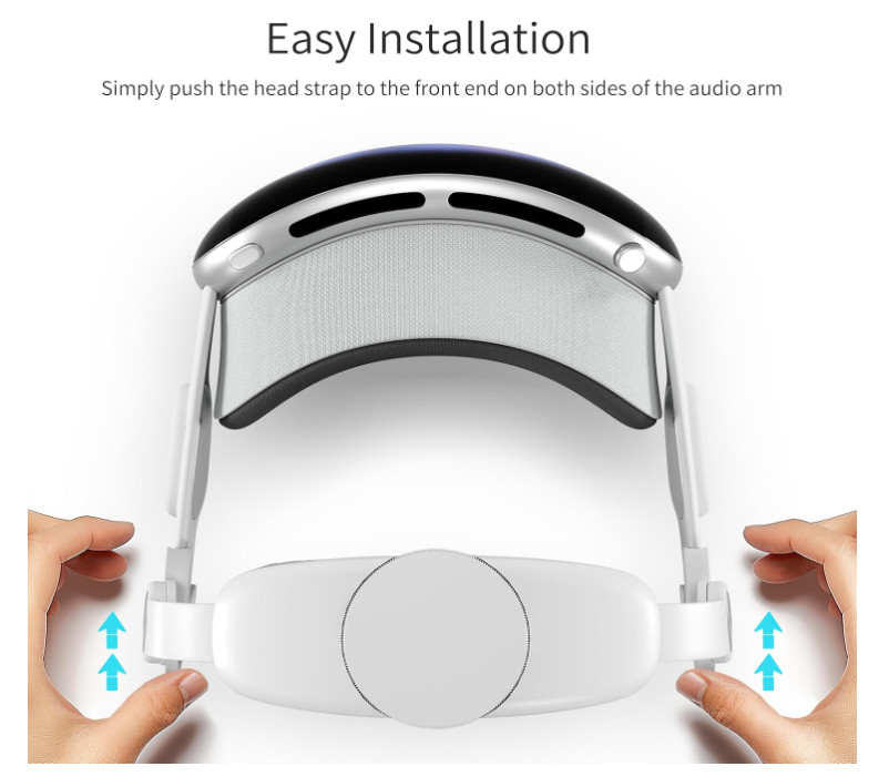 Head Strap Compatible with Apple Vision Pro Adjustable (Top Strap Only) New