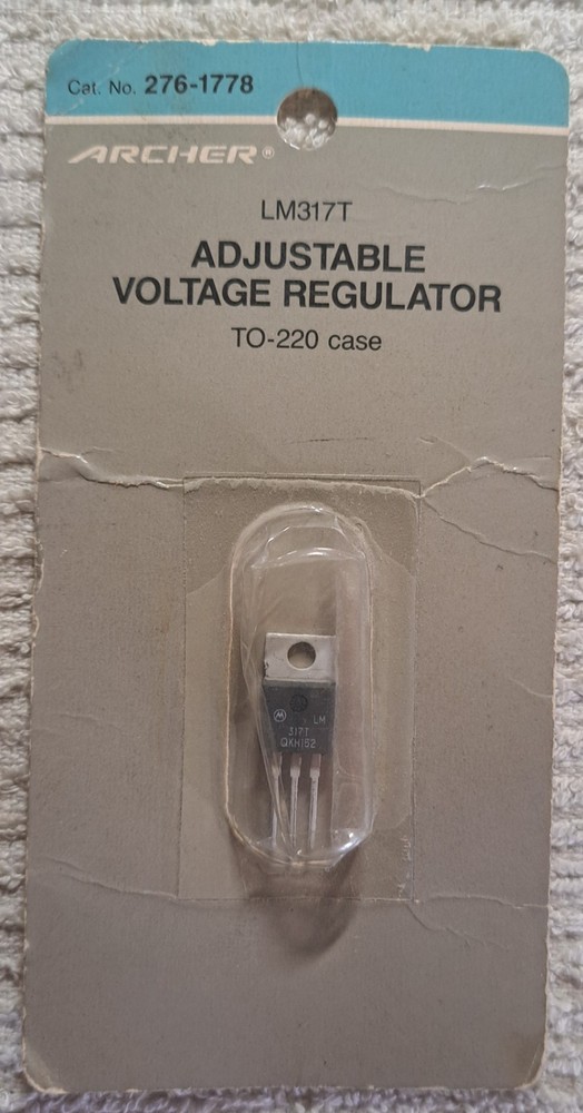 RADIO SHACK ARCHER ADJUSTABLE VOLTAGE REGULATOR
