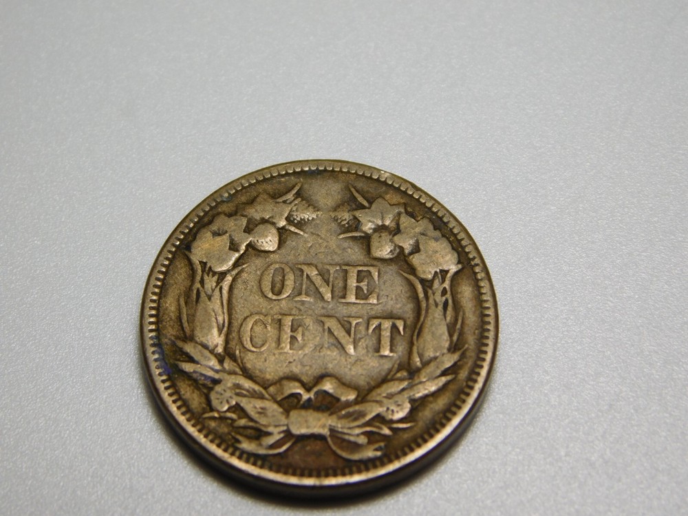 OLD US COINS 1857 FLYING EAGLE CENT PENNY