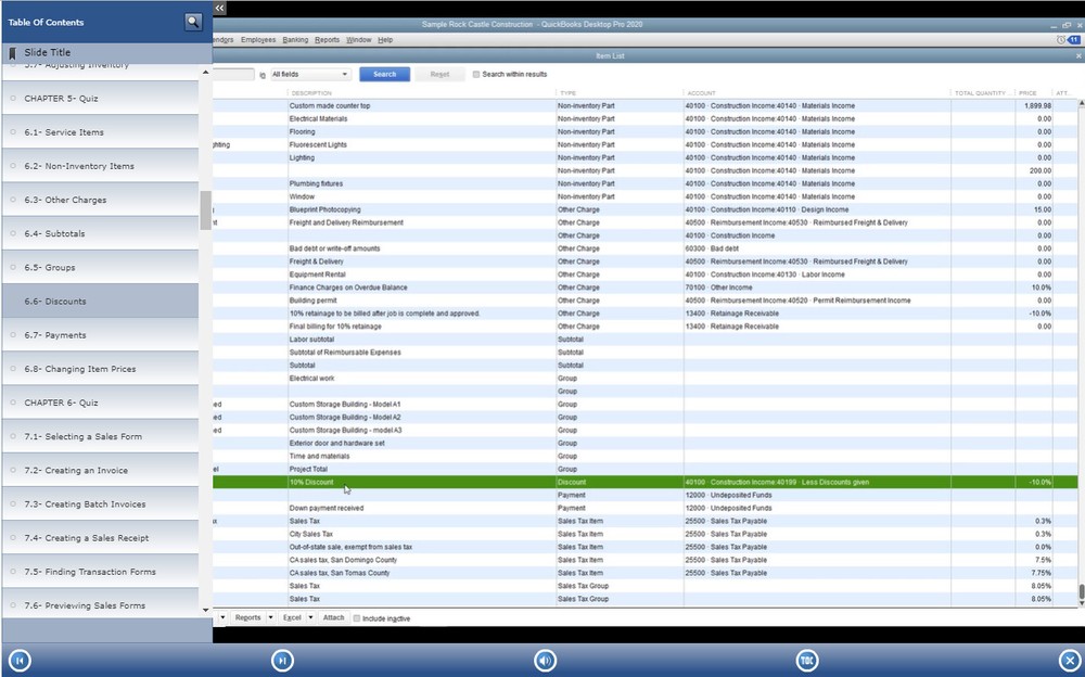 QUICKBOOKS PRO 2020 DELUXE Training Tutorial Course with Quick Reference Guide