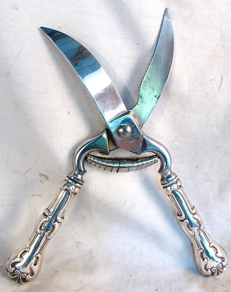 STERLING SILVER POULTRY SHEARS c.1940