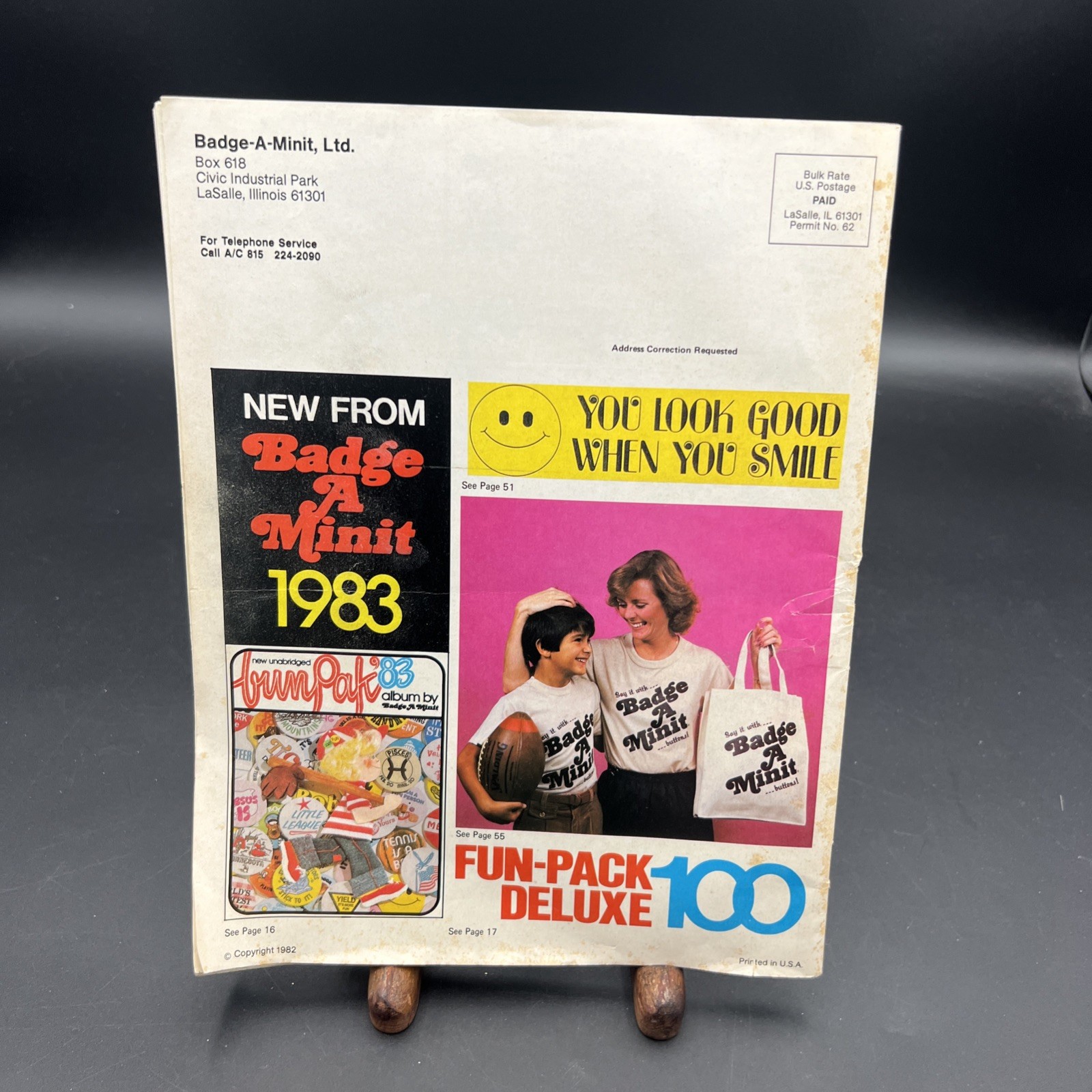 Badge A Minit Button Making Equipment Catalog 1982 Order Form Designs Ideas Zine