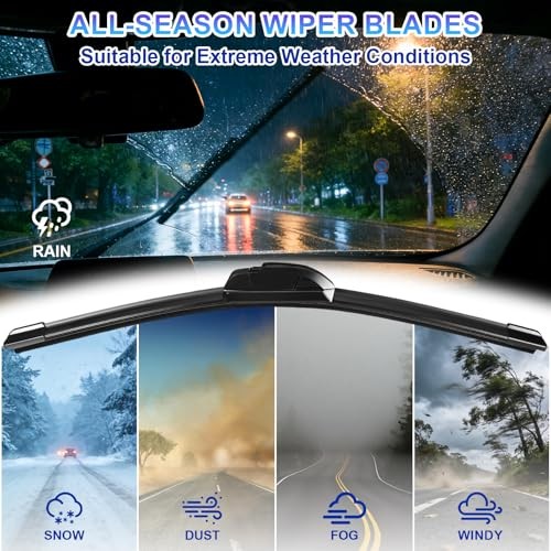 22" + 22" Windshield Wipers Compatible with Dodge Charger 2006