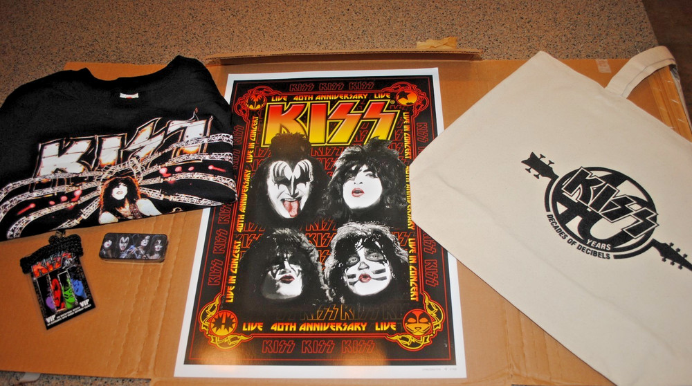 KISS LIVE 40th Anniversary Tour VIP PACKAGE, complete, unused, LIMITED, SCARCE