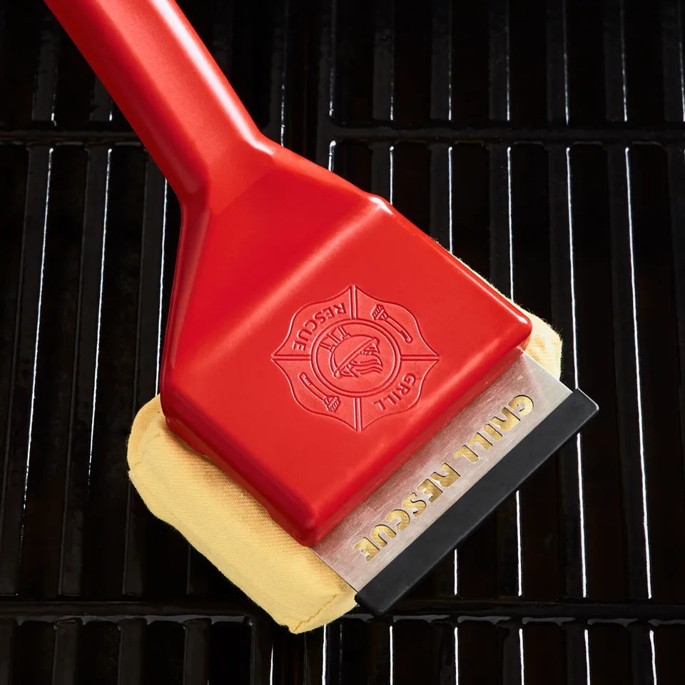 Grill Rescue Grill Brush w/ Scraper Head