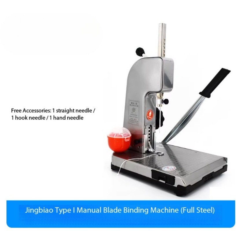 Manual Tape-Knife Binding Machine Office Document File Punching Automatic