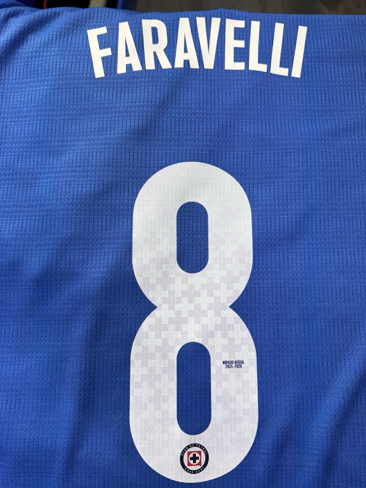 NEW CRUZ AZUL HOME SHIRT PERSONALIZE 2025-2026 LIGA MX PIRMA MEN FOOTBALL