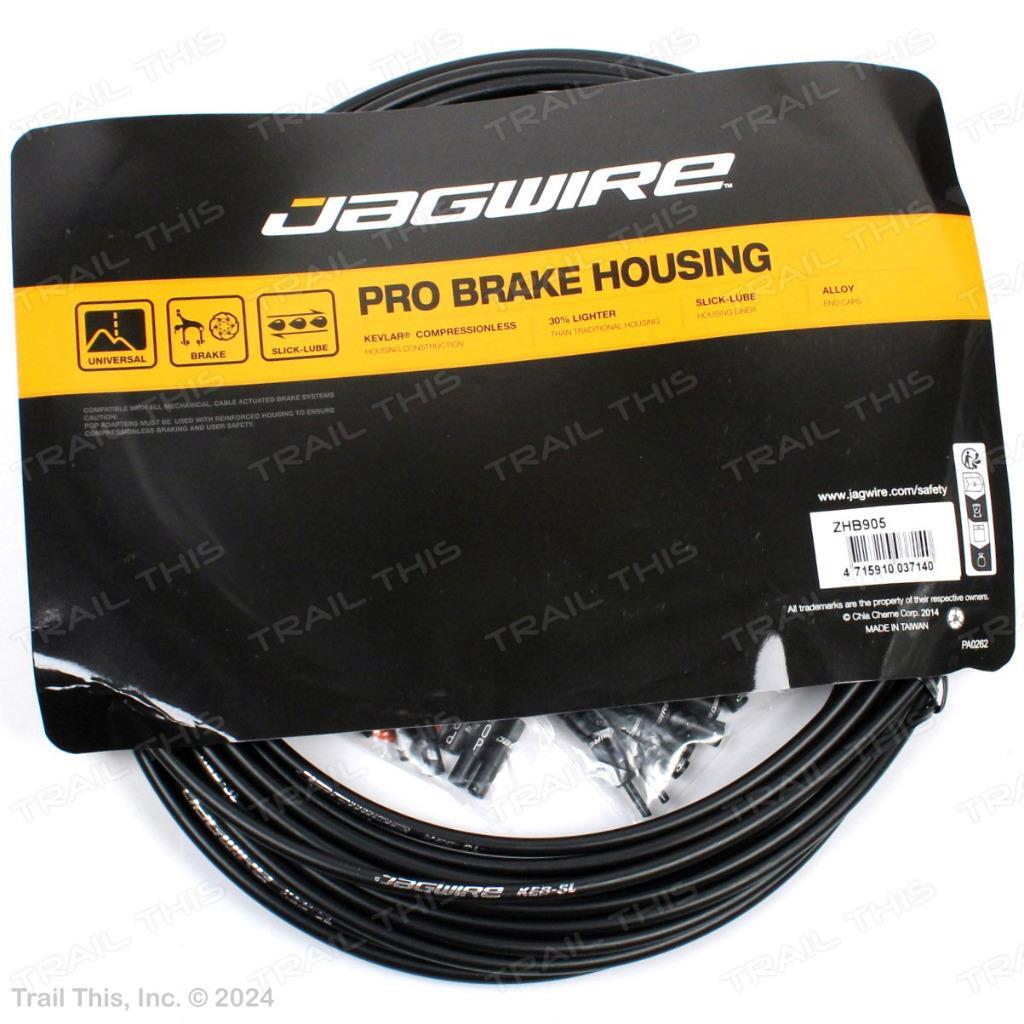 Jagwire Pro 5mm Compressionless Brake Housing w/ Slick Lube Liner 10m Roll Black