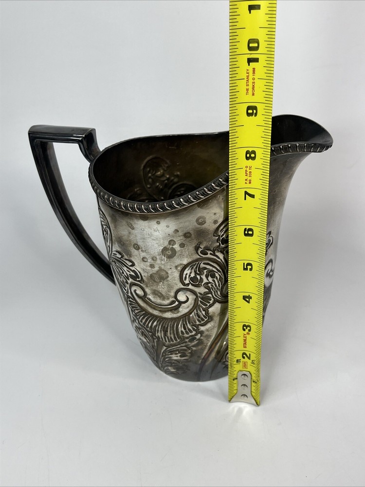 Vtg Barker Brothers Silver Plate Lip Pitcher Silver Pitcher Unique