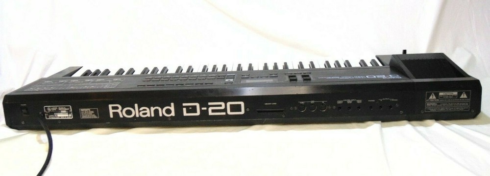 Roland D-20 Multi Timbral Linear Synthesizer Multi Track Sequencer Keyboard