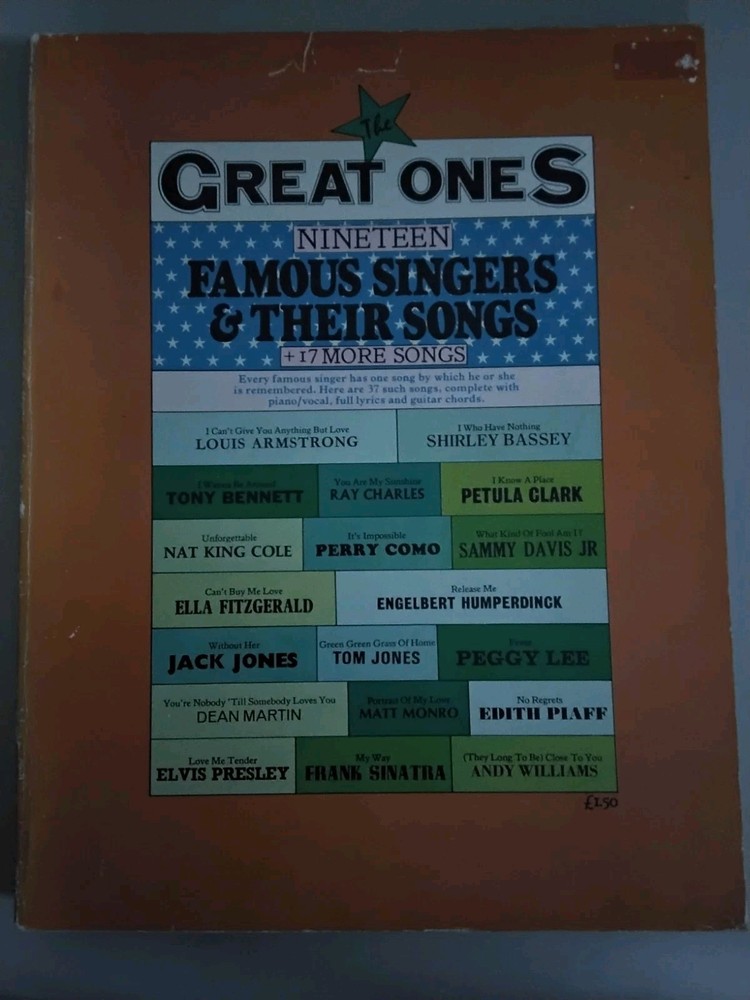 The Great Ones  -  Songbook
