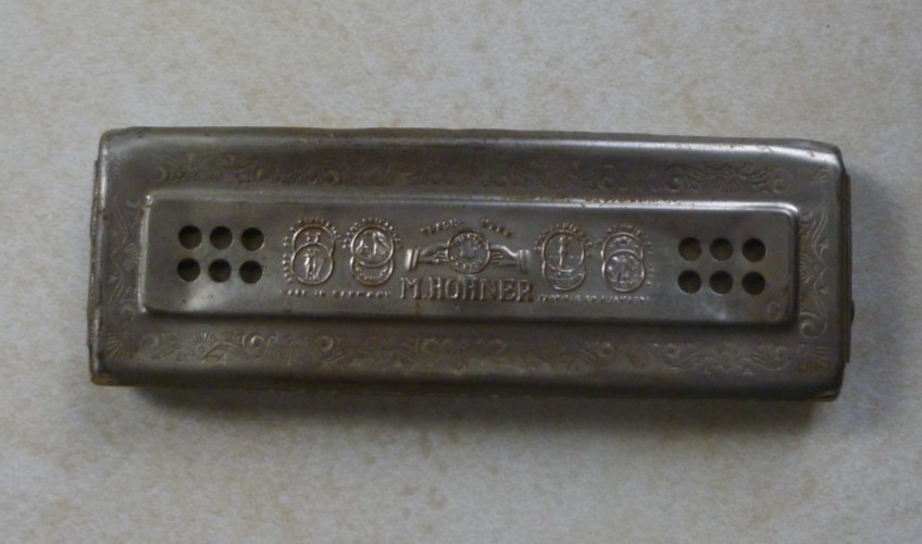 Harmonica ECHO M HOHNER GERMANY (H) BIIG SIZE WITH TWO ROW FROM EACH SIDE