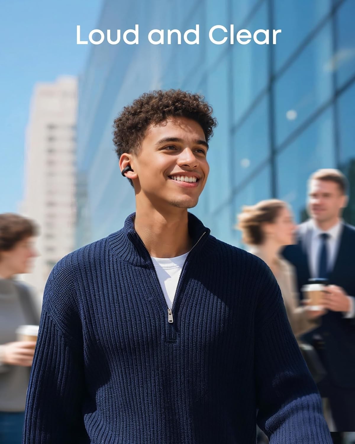 Soundcore C50i by Anker, Open-Ear Headphones, Clip-On Earbuds, Ultra-ComfortIP55