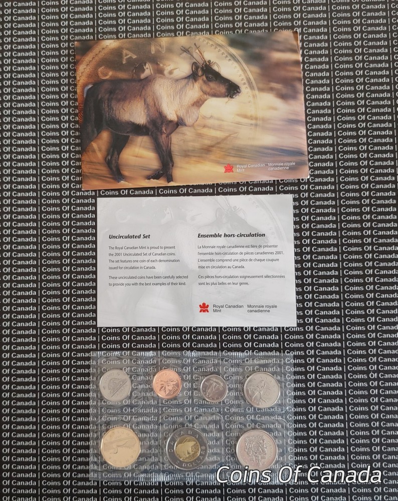 2001 P Canada Prooflike Uncirculated Set -Multiple Sets Available #coinsofcanada