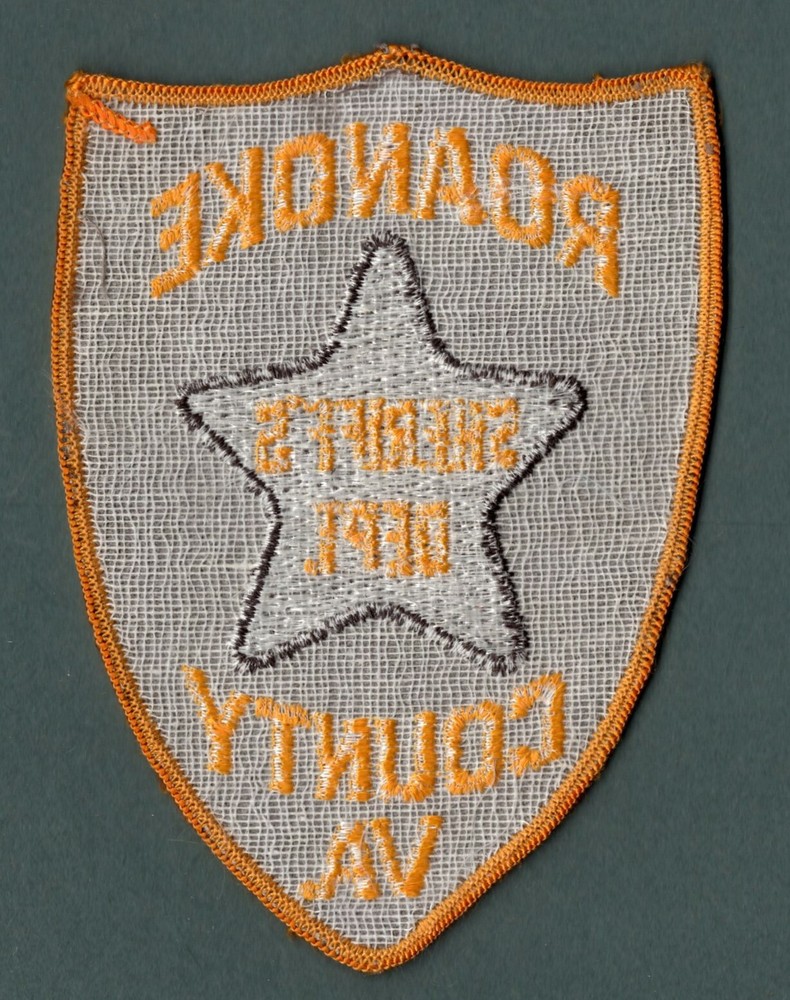 Roanoke County Virginia Sheriff Police Patch