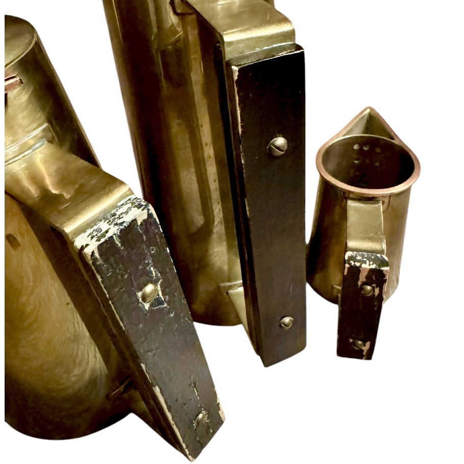 1960’s Mid Century Brass Tea Service