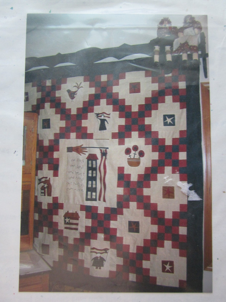 Quilting Daze Pattern - One Nation 67" x 67"