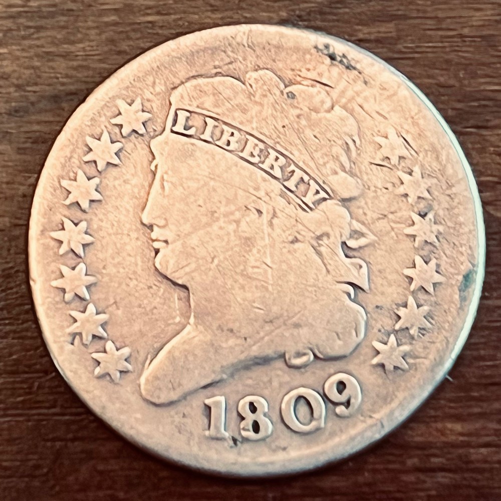 US Half Cent from 1809