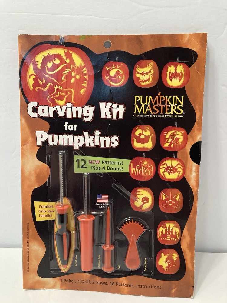 pumpkin carving kit 2005 new/sealed