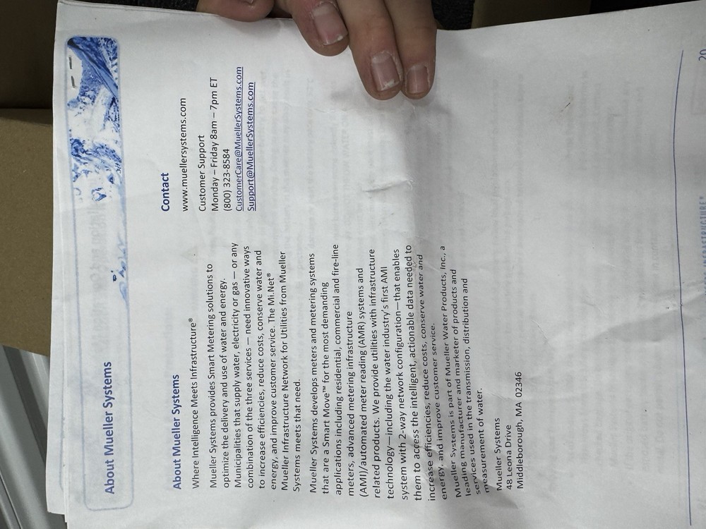 Mueller Water Products MI.NODE DC REPEATER MSW-NODE4-DC Minode 4 Repeater