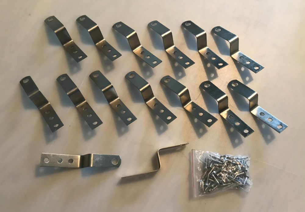 560 Pcs- Right Angle Z Shaped Corner Brackets w/ Screws
