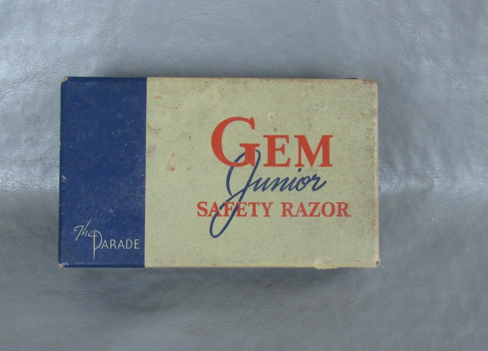 Gem Junior Safety Razor with Paperwork & Gem Blades