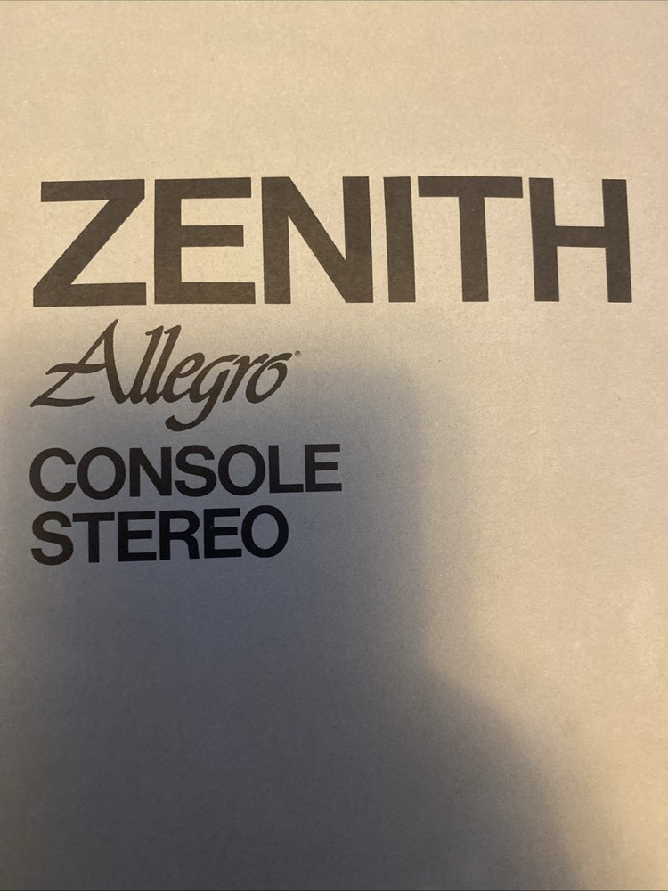 Zenith Allegro Console Stereo Hardware Handles Pullknobs Hinges Screws