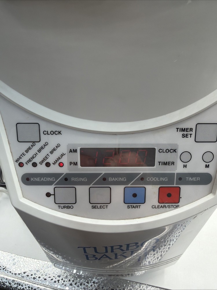 Dak Turbo Baker II Bread & Dough Maker Model FAB-2000 Tested And Working