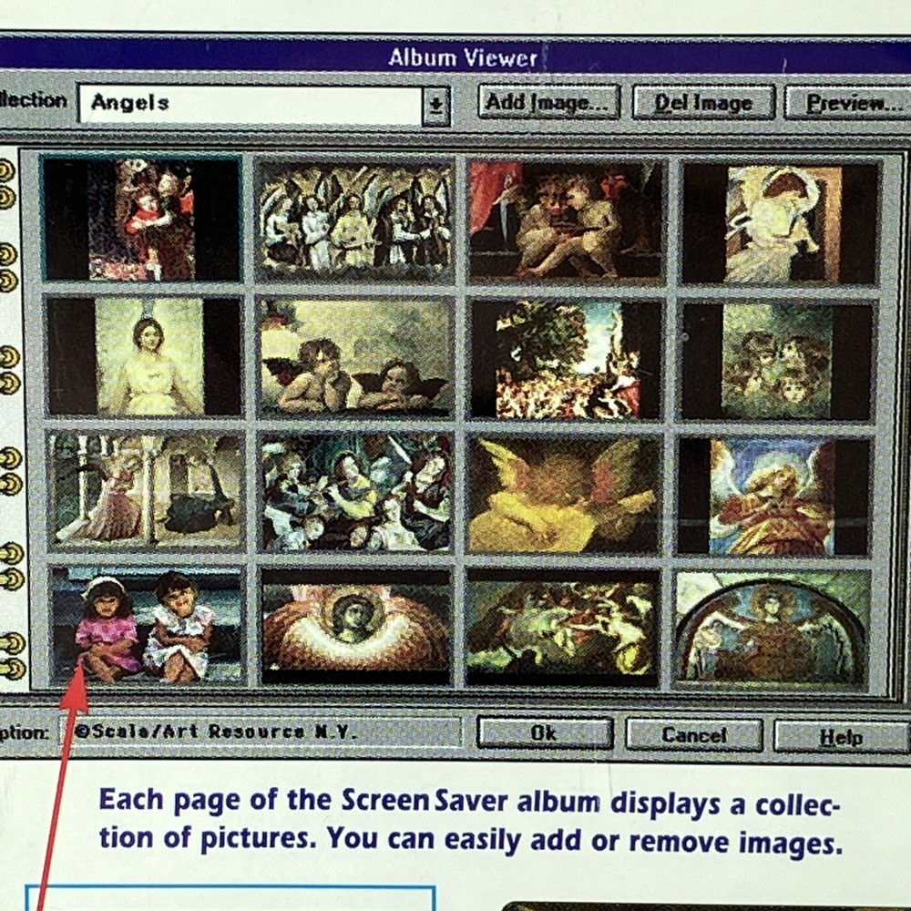 Expert Software - Angels Screen Saver CD 1997 Windows 95 Software Mint Disc