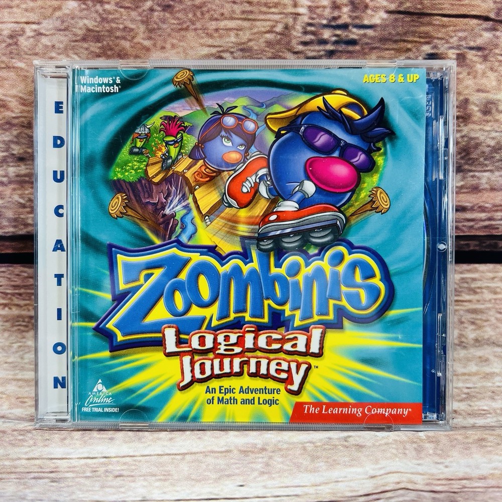 Zoombinis: Logical Journey (Windows/Mac, 2001)- case, disc, insert