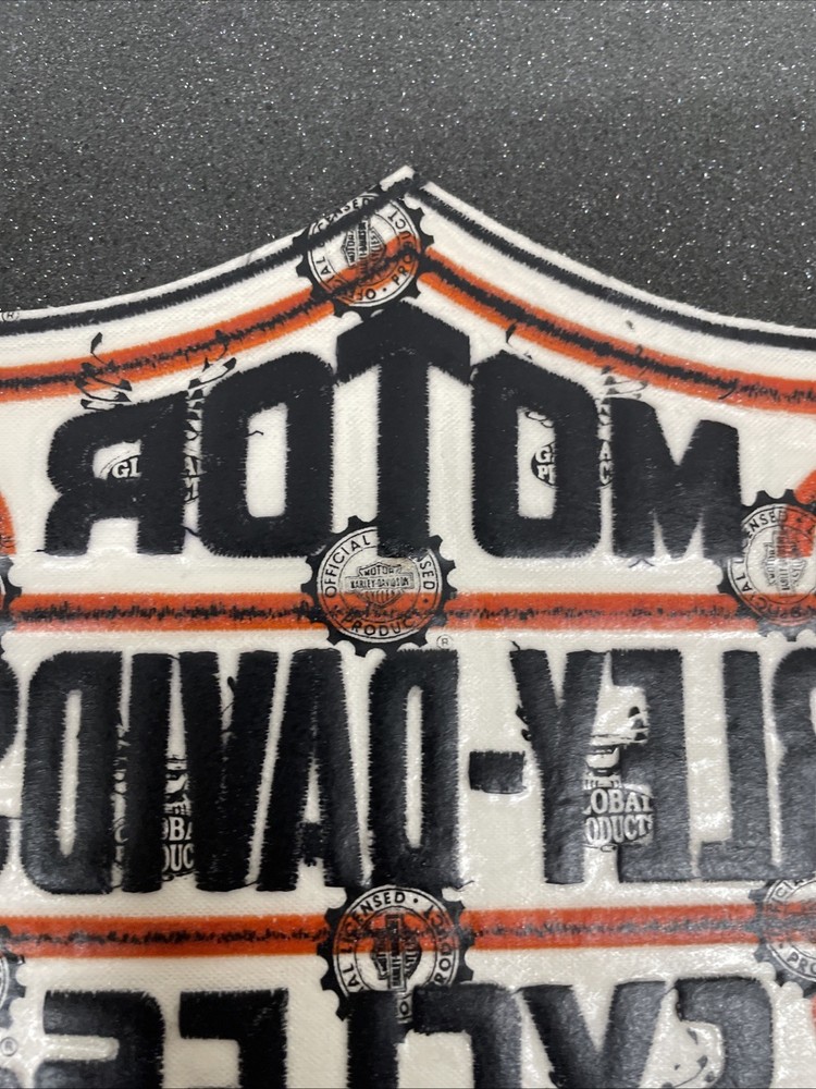 Harley Davidson HD Motor Cycles Shield ~10.75" jacket patch c/e