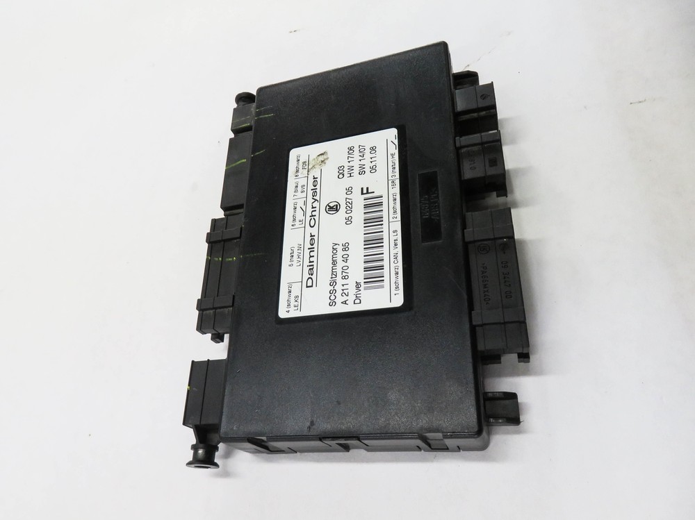 2009 MERCEDES GL320 (X164) LEFT FRONT DRIVER SEAT CONTROL MODULE