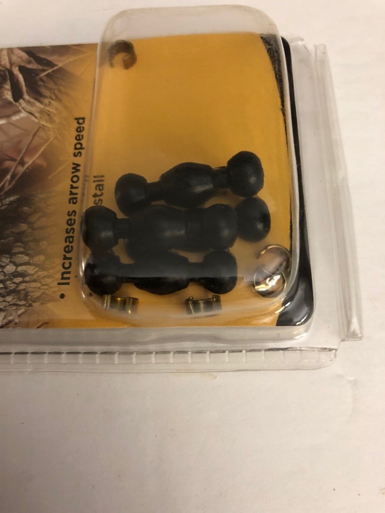 New in 1 Ea Pkg Team Realtree Compound Bow String Dampener, Increase Arrow Speed