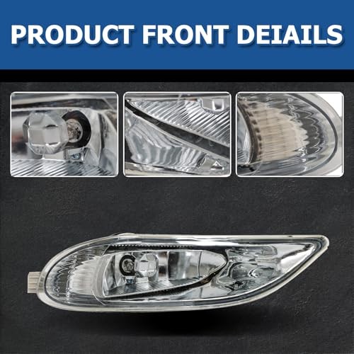 Fog Lights Assembly Replacement for Corolla 2005-2008 Camry 2002-2004 Solara