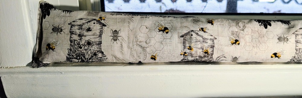 Door Draft Stopper, Cedar Filled, Draft Stopper, Draft Stopper, Bees, Bee Hive
