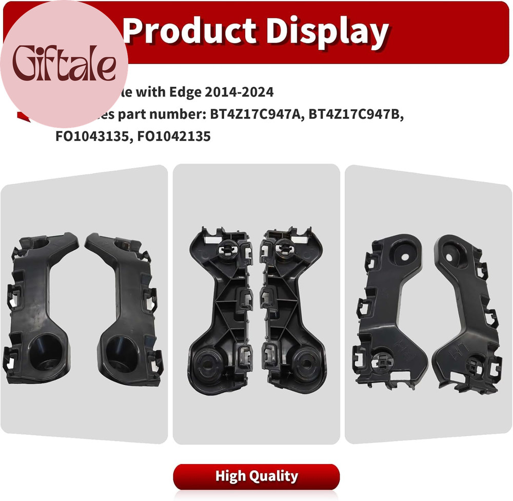 Front Bumper Cover Support Bracket Retainer Reinforcement Compatible with MKX Ed