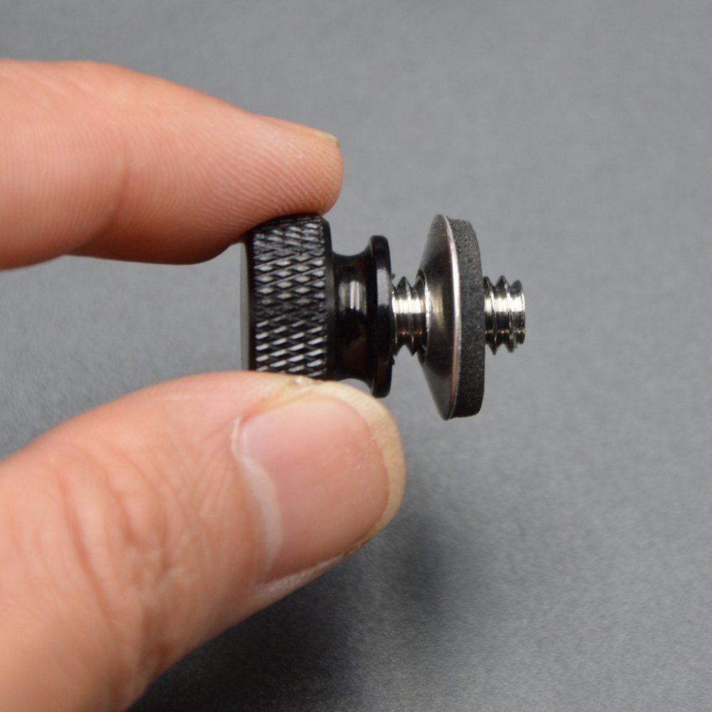 2x For Harley Davidson Seat Bolt Black Anodized CNC Billet Rear Mounting Screws