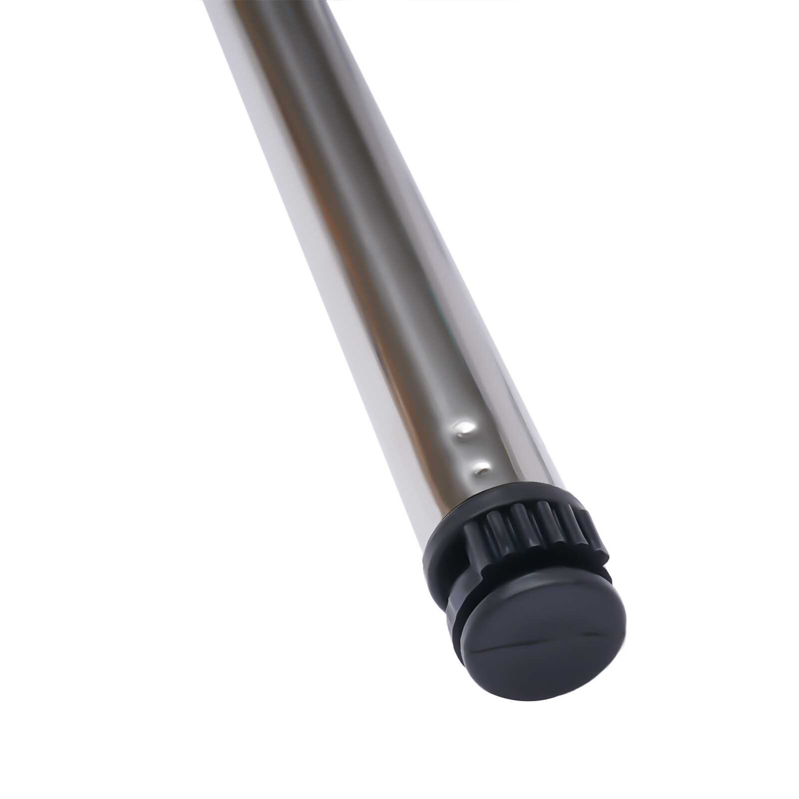 Stainless Steel Shower Curtain Rod 80-130 Cm with 9.8ft*6.6ft Curtain