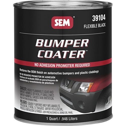 SEM 39104 Bumper Coater Flexible Black Bumper Coating Quart