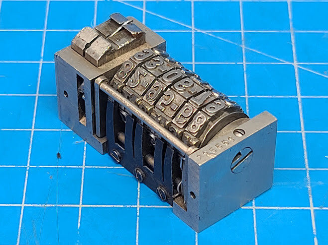 Wetter Numbering Machine Co. Special Model 6 Digit Numbering Machine