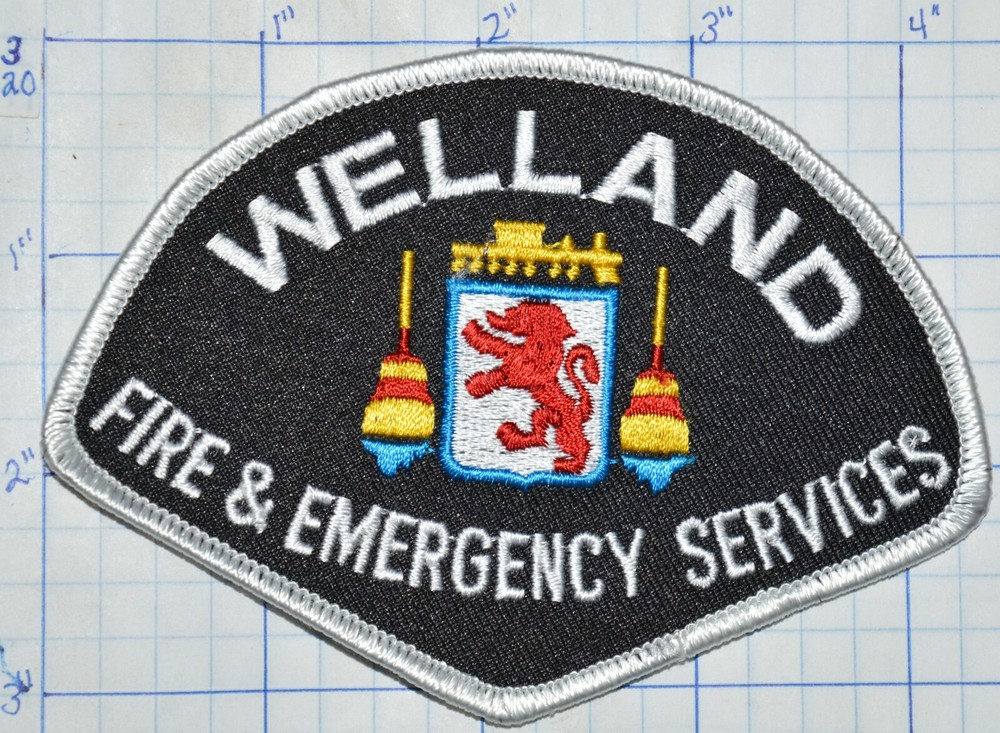 CANADA, WELLAND FIRE DEPT & EMERGENCY SERVICES RESCUE PATCH