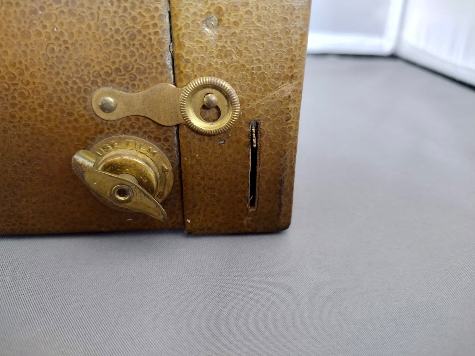 Vintage 1880-1930 50th Anniversary Brown Kodak Box Camera