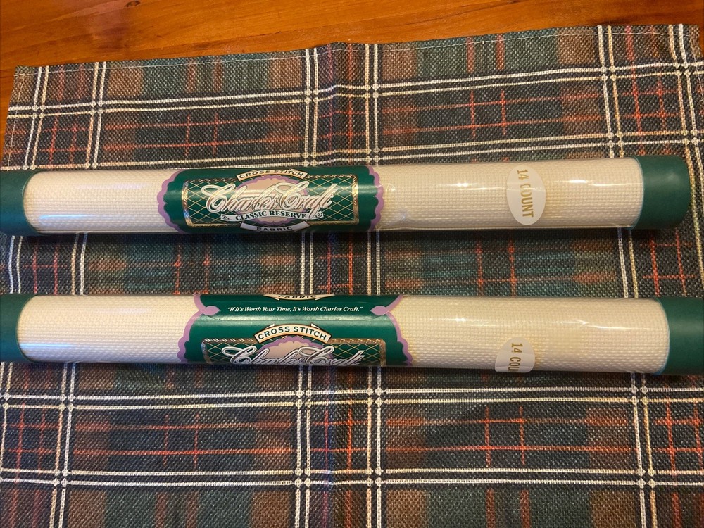 Charles Craft 14 Count Antique Ivory Aida Cloth