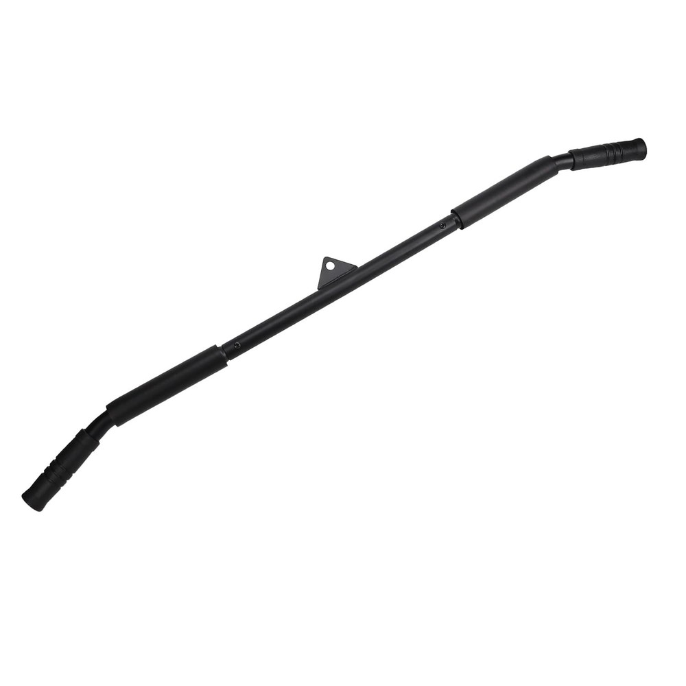 LAT Pulldown Bar Attachment,39.7"Curl Tricep Press Down Bar with Rubber Handl...